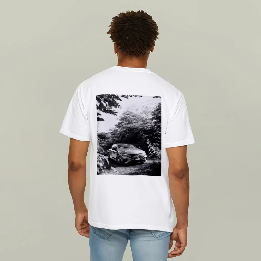 Mercedes AMG EQE Black White Forest Setting – T-Shirts