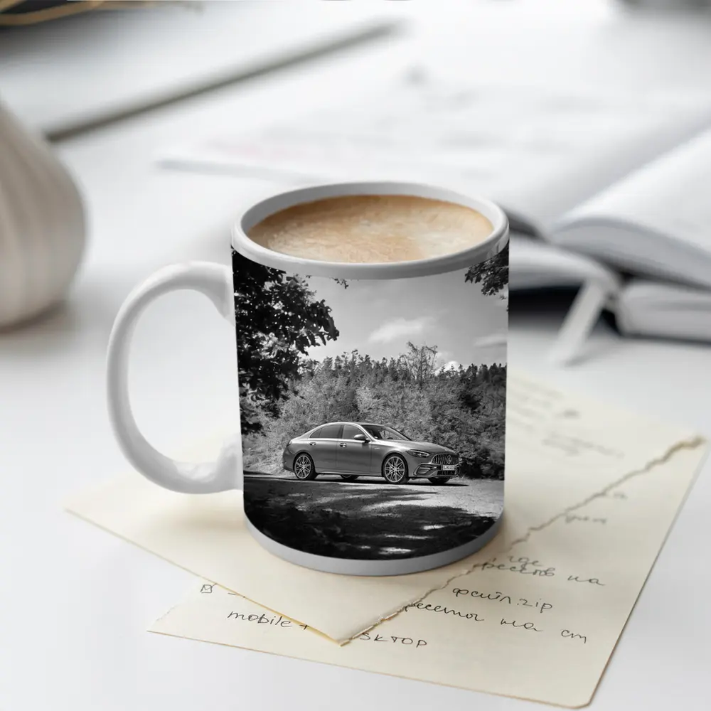 Mercedes AMG C63 Black White Forest – Mugs