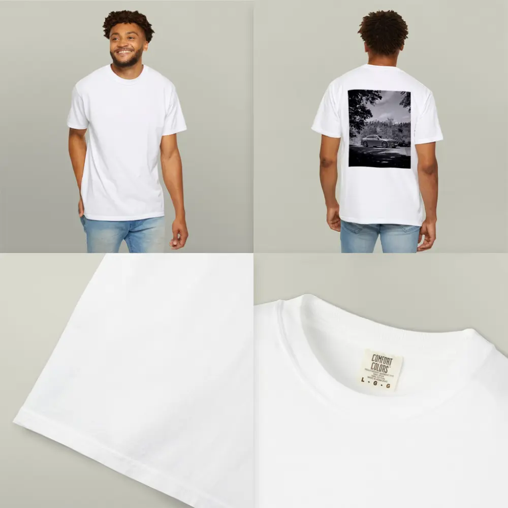 Mercedes AMG C63 Black White Forest – T-Shirts