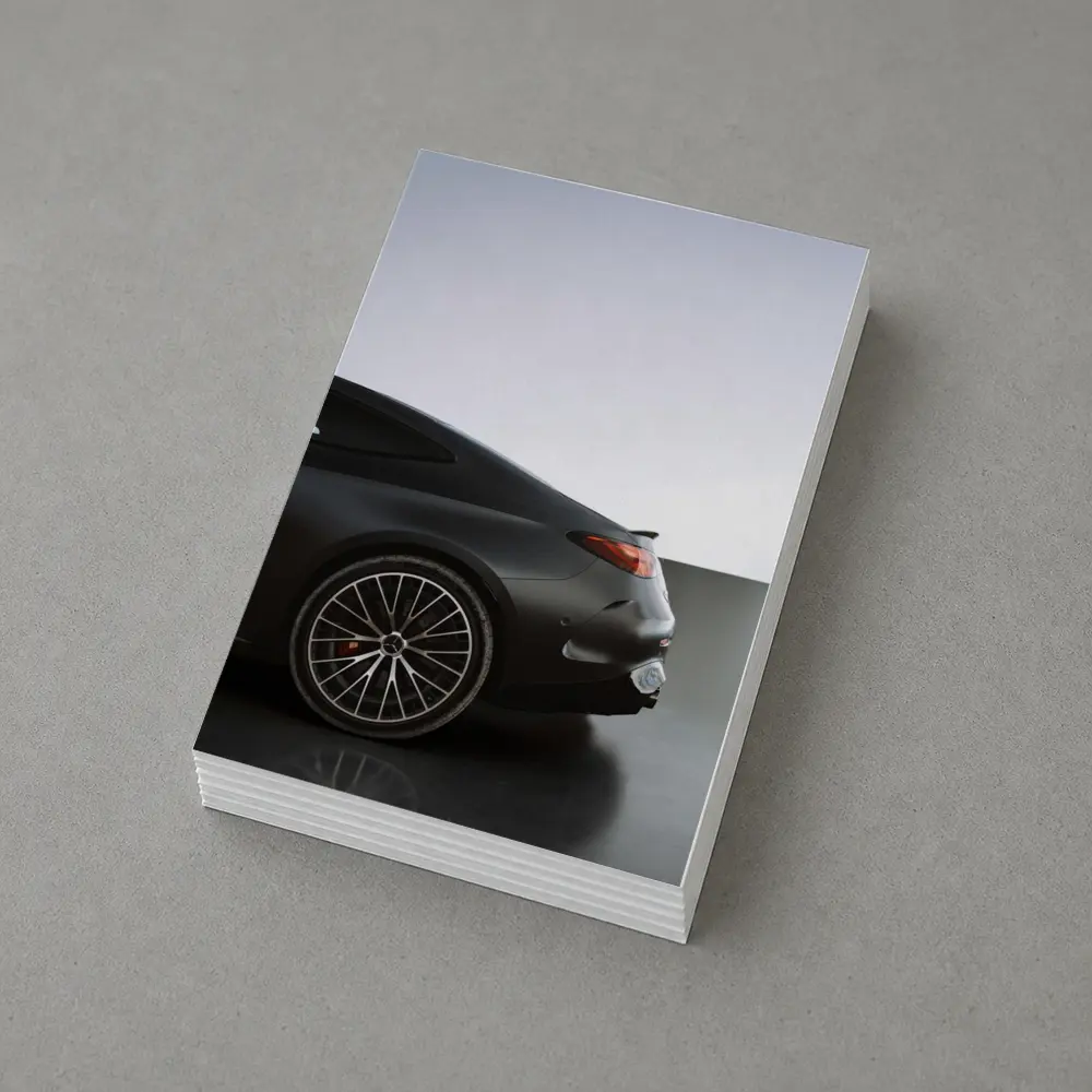 Mercedes CLS Coupe Matte Black Studio – Postcards