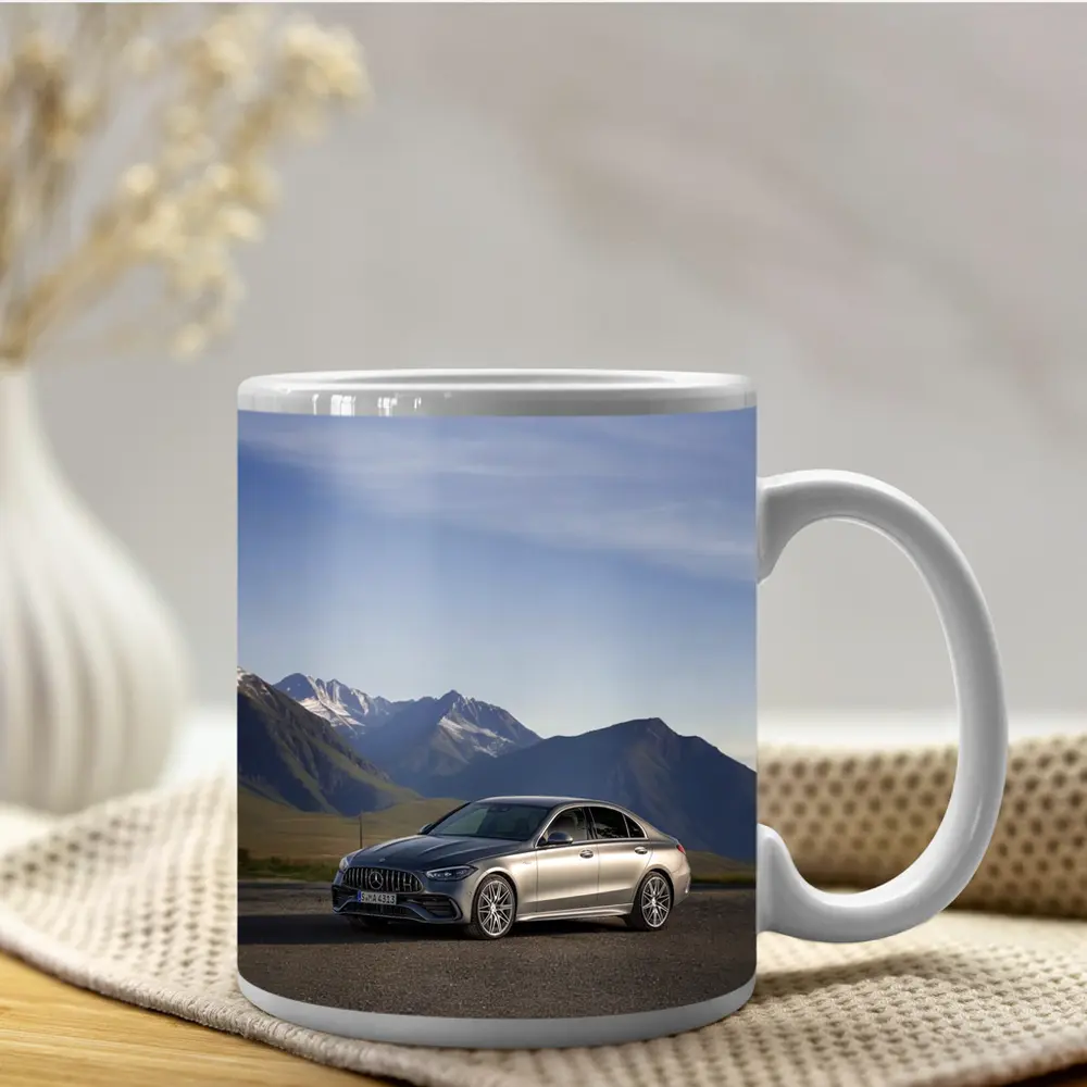 Mercedes AMG C Class Mountain Backdrop – Mugs