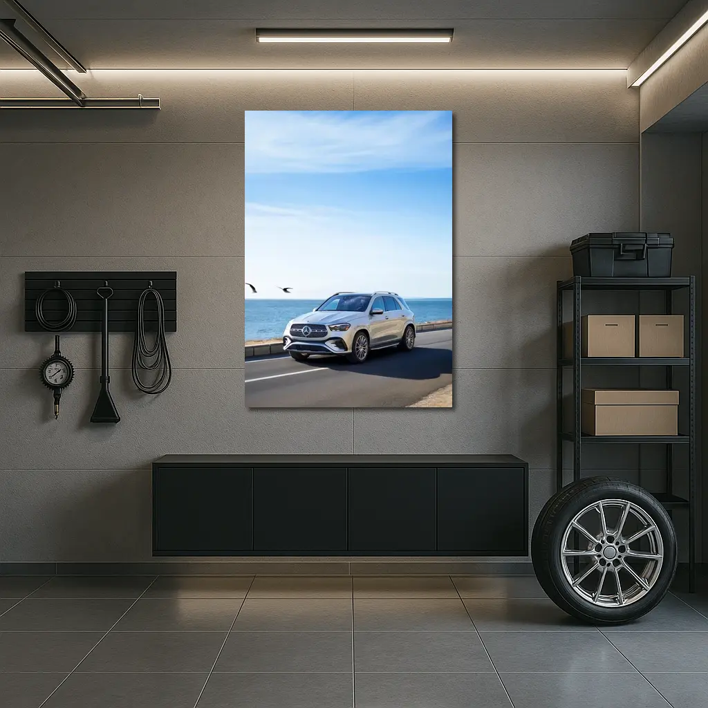 Mercedes GLE Class Coastal Road Drive – Wall Art