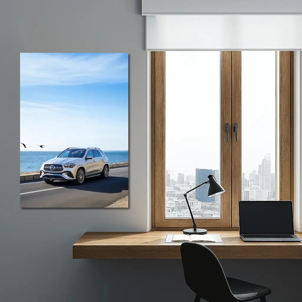 Mercedes GLE Class Coastal Road Drive – Wall Art