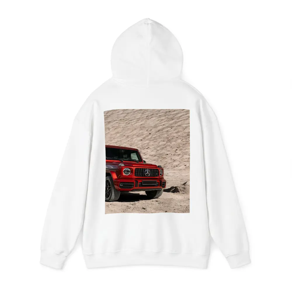 Mercedes AMG G Class Red Desert Scene – Hoodies