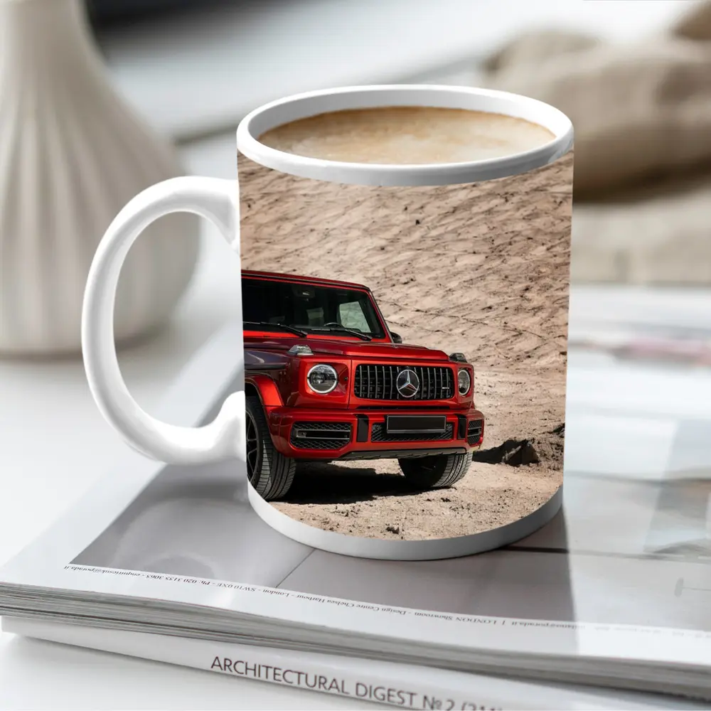 Mercedes AMG G Class Red Desert Scene – Mugs