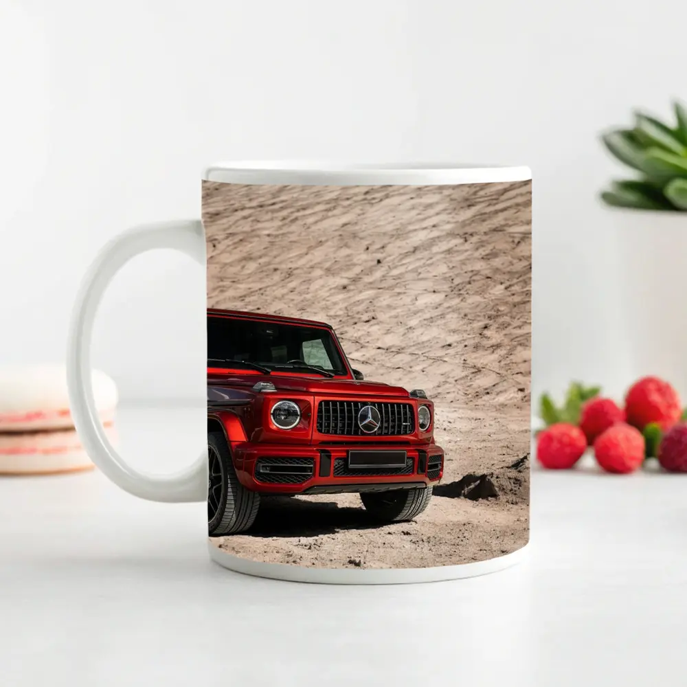 Mercedes AMG G Class Red Desert Scene – Mugs