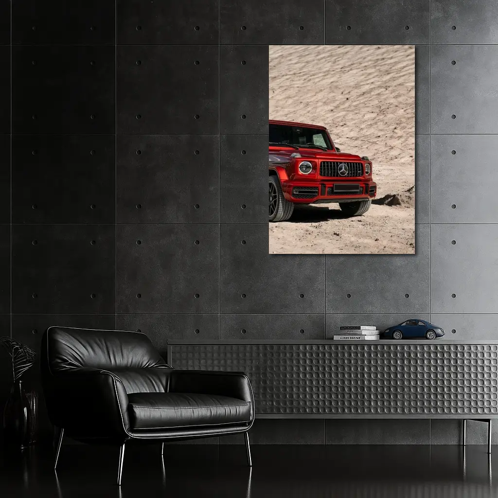 Mercedes AMG G Class Red Desert Scene – Wall Art
