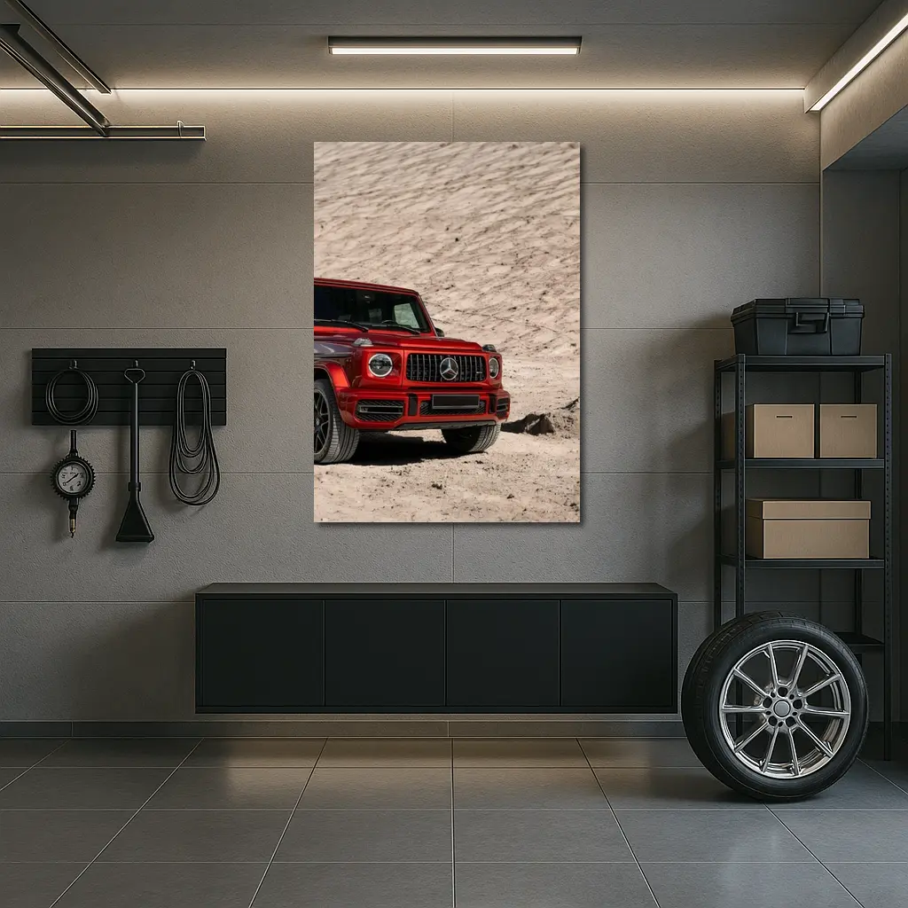 Mercedes AMG G Class Red Desert Scene – Wall Art