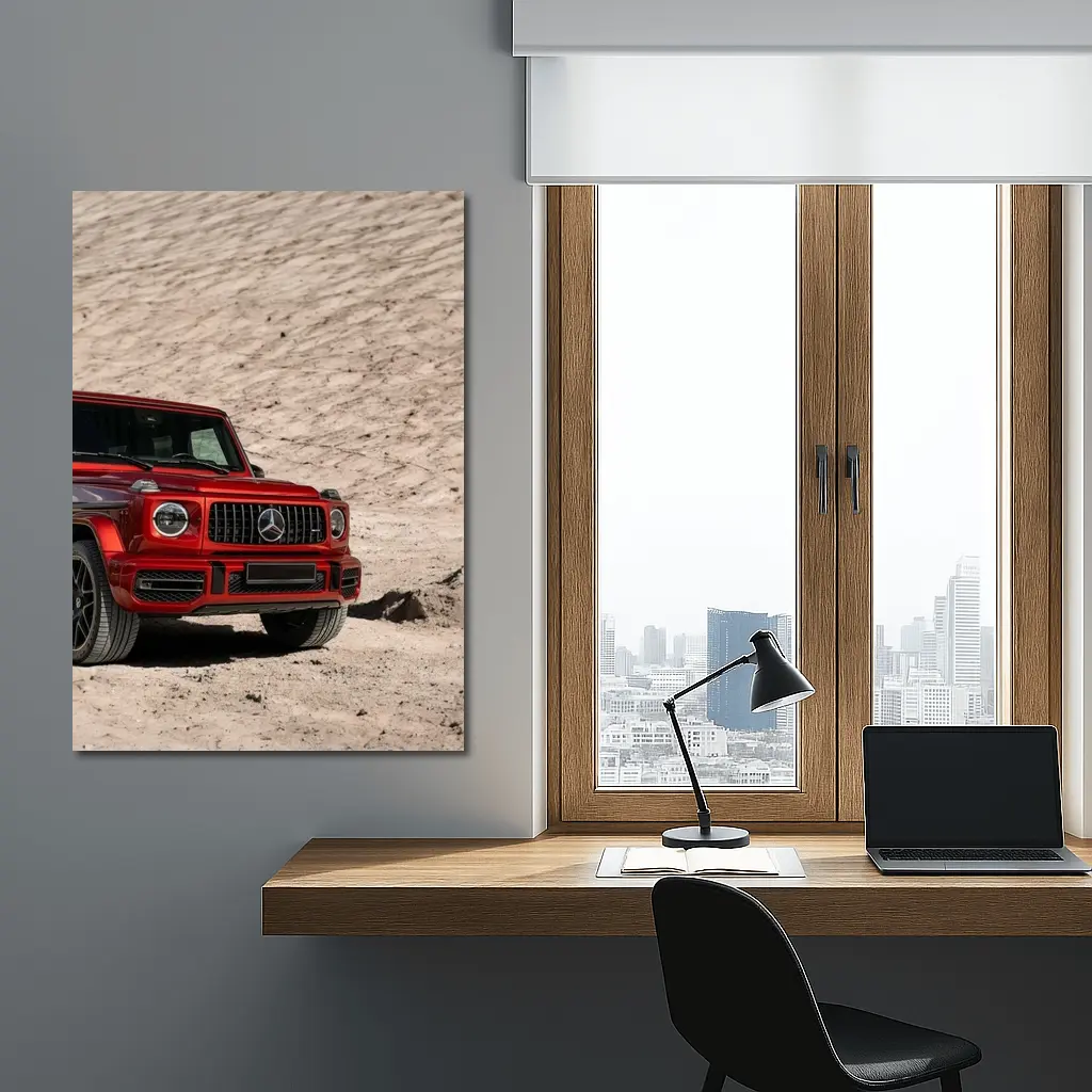 Mercedes AMG G Class Red Desert Scene – Wall Art