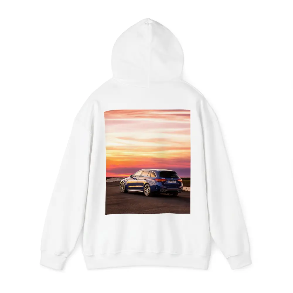 Mercedes AMG C Class Estate Sunset Sky – Hoodies