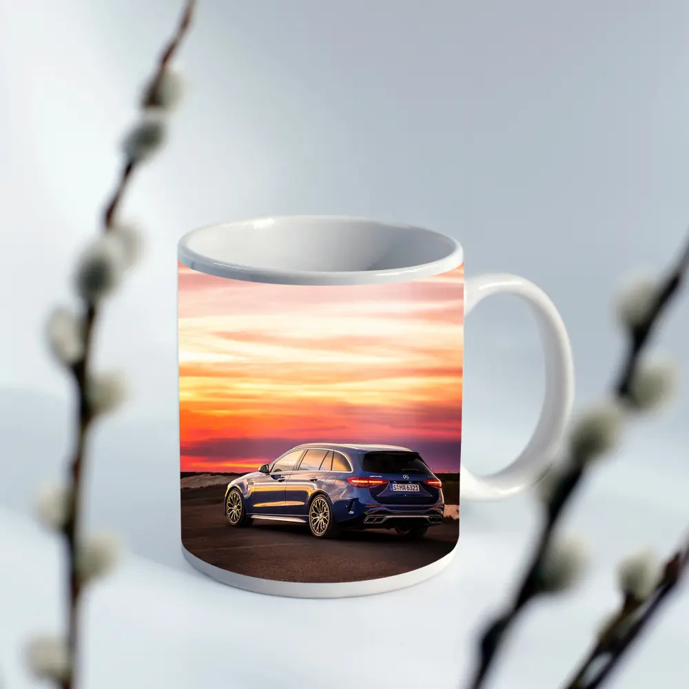 Mercedes AMG C Class Estate Sunset Sky – Mugs