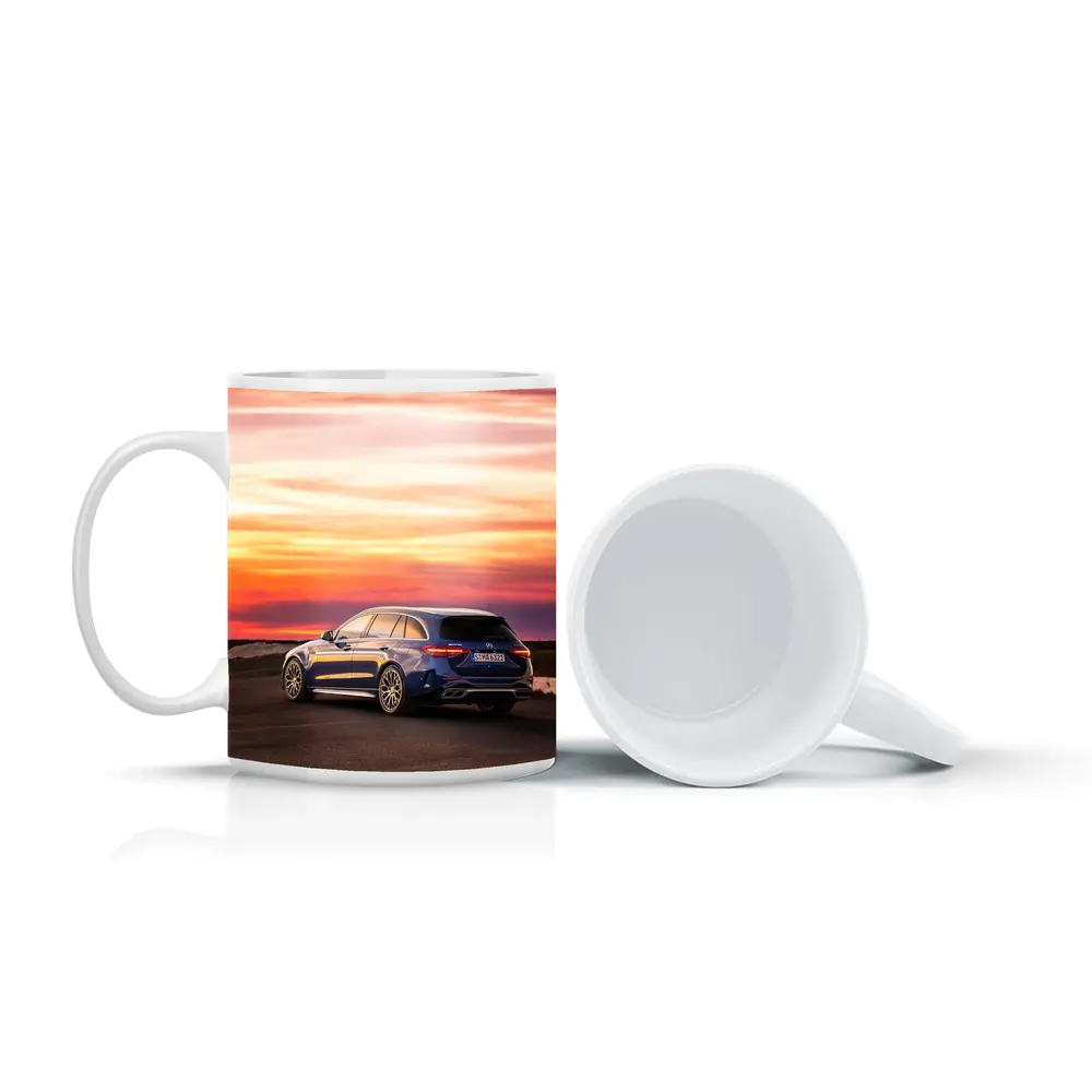 Mercedes AMG C Class Estate Sunset Sky – Mugs
