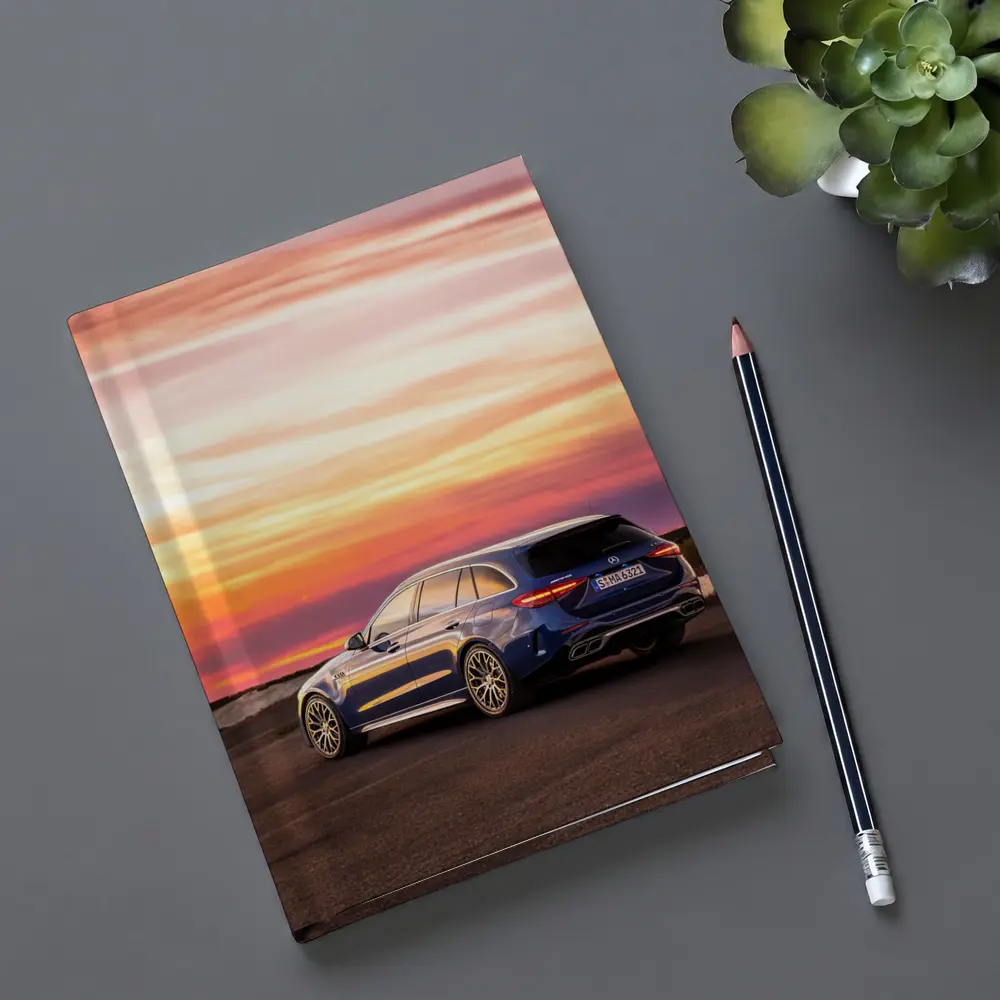 Mercedes AMG C Class Estate Sunset Sky – Notebooks