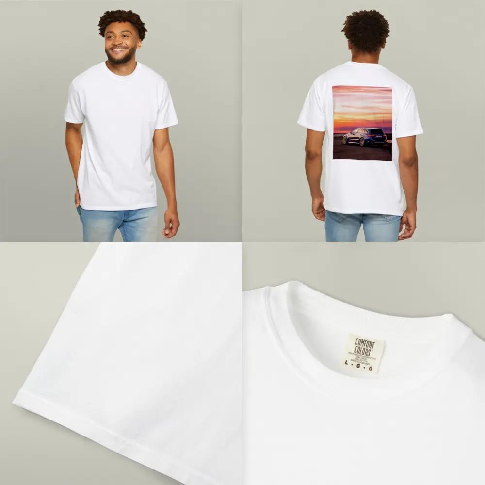 Mercedes AMG C Class Estate Sunset Sky – T-Shirts