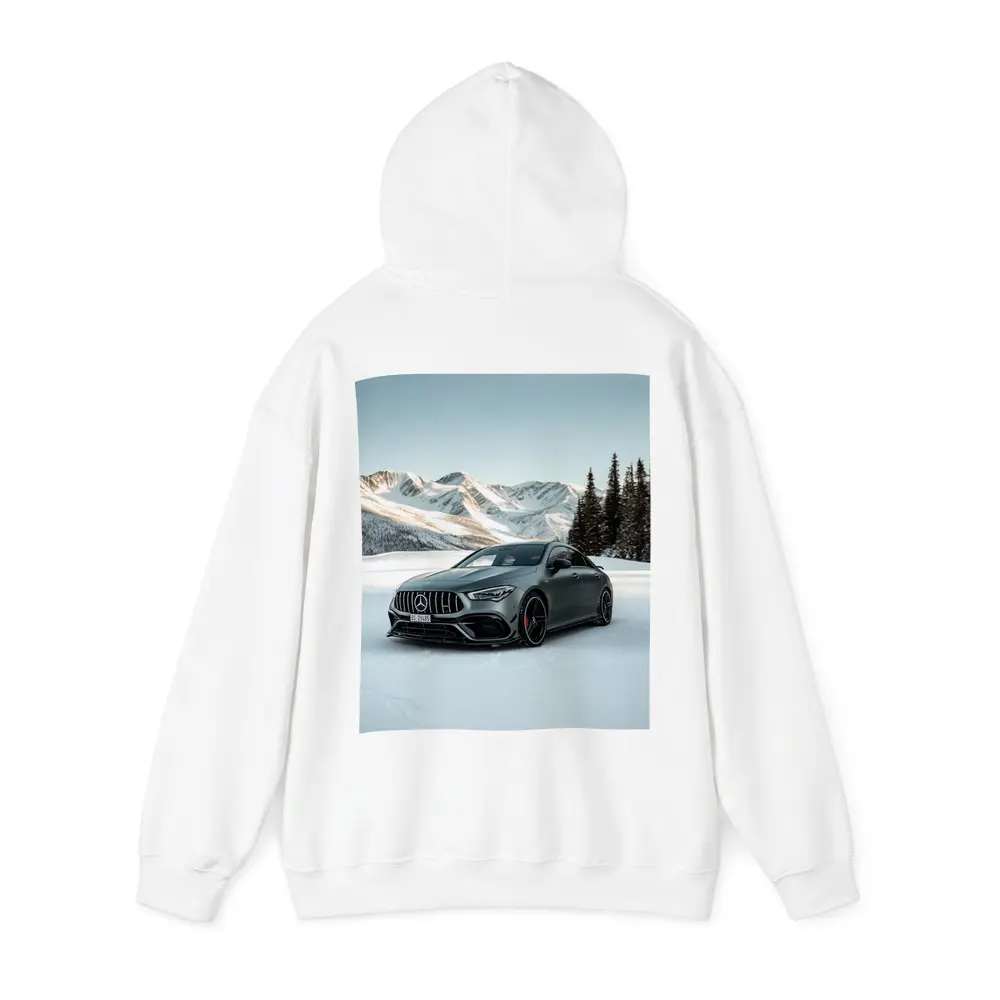 Mercedes AMG CLA Gray Snow Mountain – Hoodies