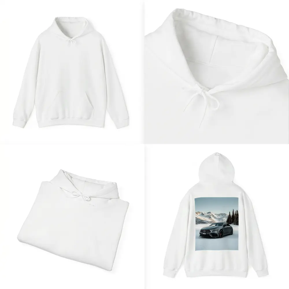 Mercedes AMG CLA Gray Snow Mountain – Hoodies