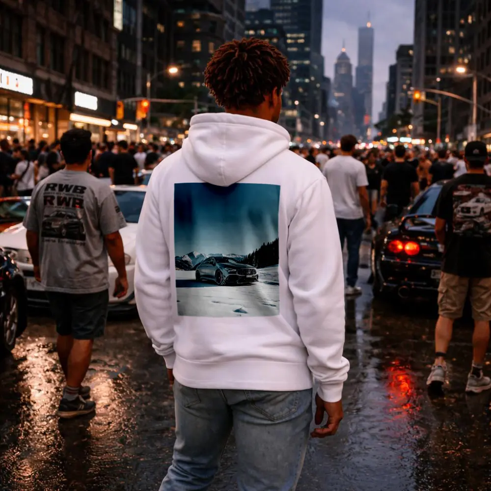 Mercedes AMG CLA Snow Mountain Winter – Hoodies