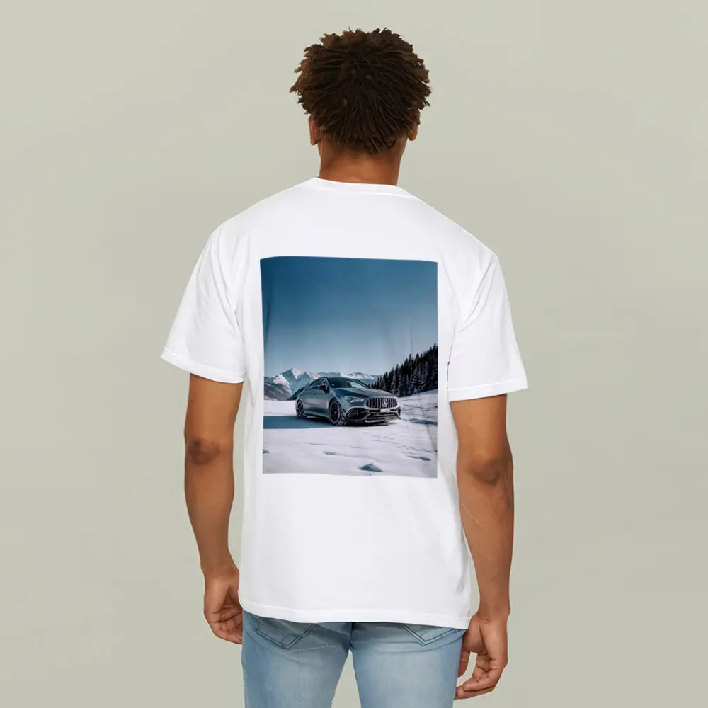 Mercedes AMG CLA Snow Mountain Winter – T-Shirts