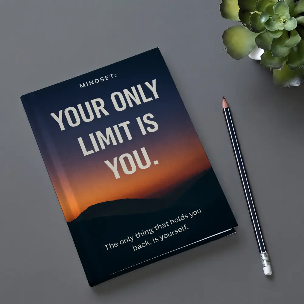 Your Only Limit Is You Mindset Quote – Notebooks