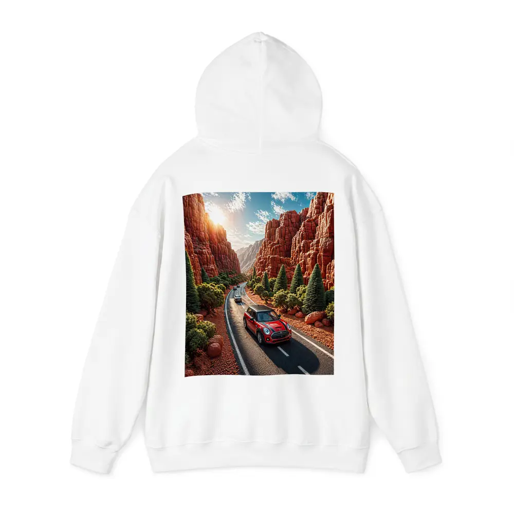 Mini Cooper S Red Canyon Road Drive – Hoodies