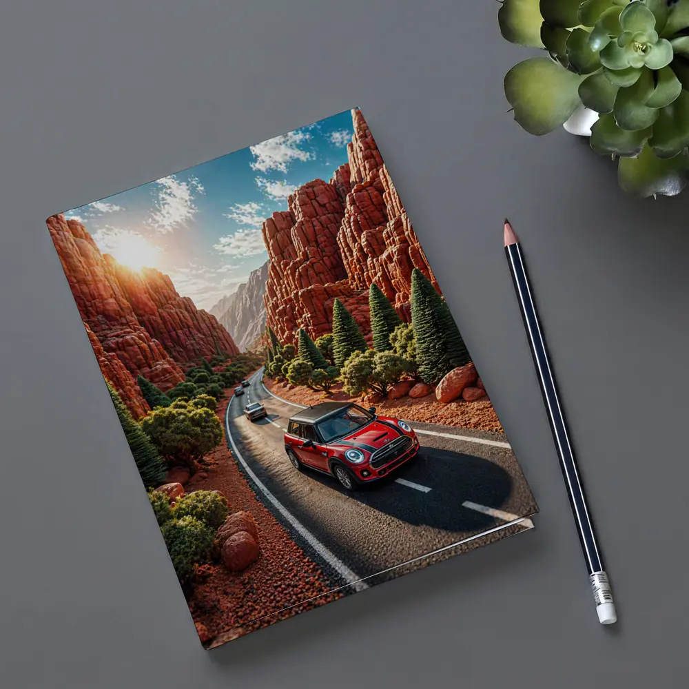 Mini Cooper S Red Canyon Road Drive – Notebooks