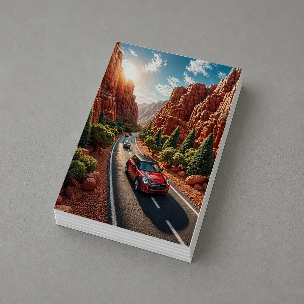 Mini Cooper S Red Canyon Road Drive – Postcards
