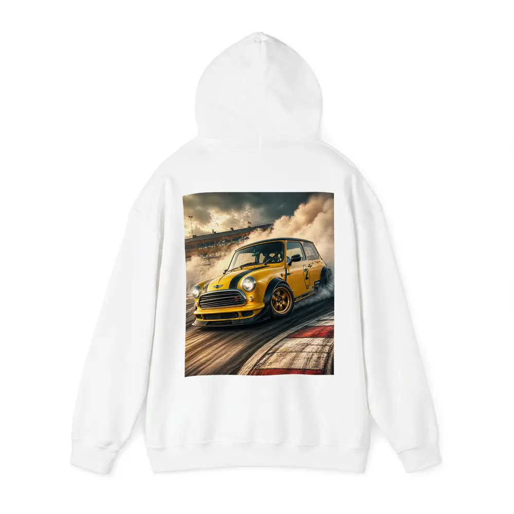 Mini Cooper S Drifting On Race Track – Hoodies