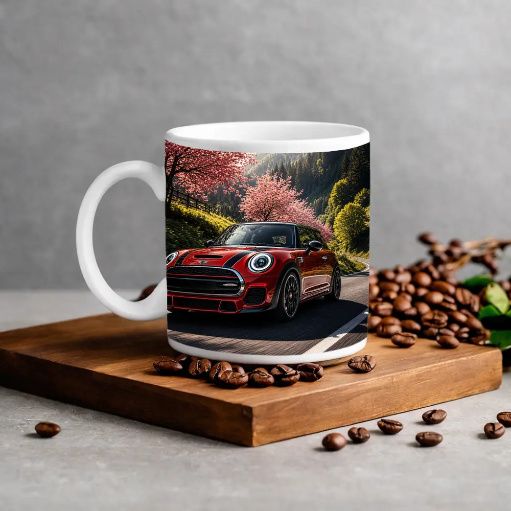 Mini Cooper S Red Mountain Road Drive – Mugs