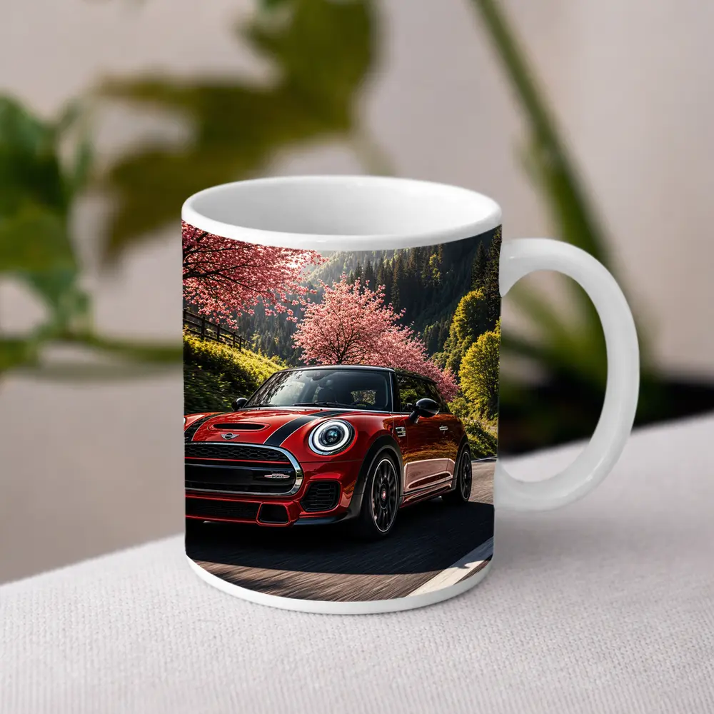 Mini Cooper S Red Mountain Road Drive – Mugs