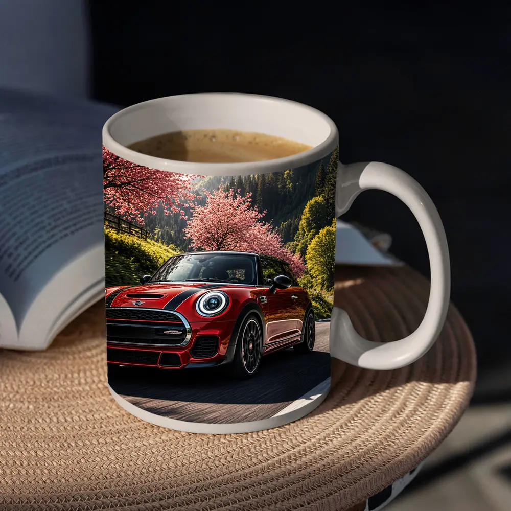 Mini Cooper S Red Mountain Road Drive – Mugs