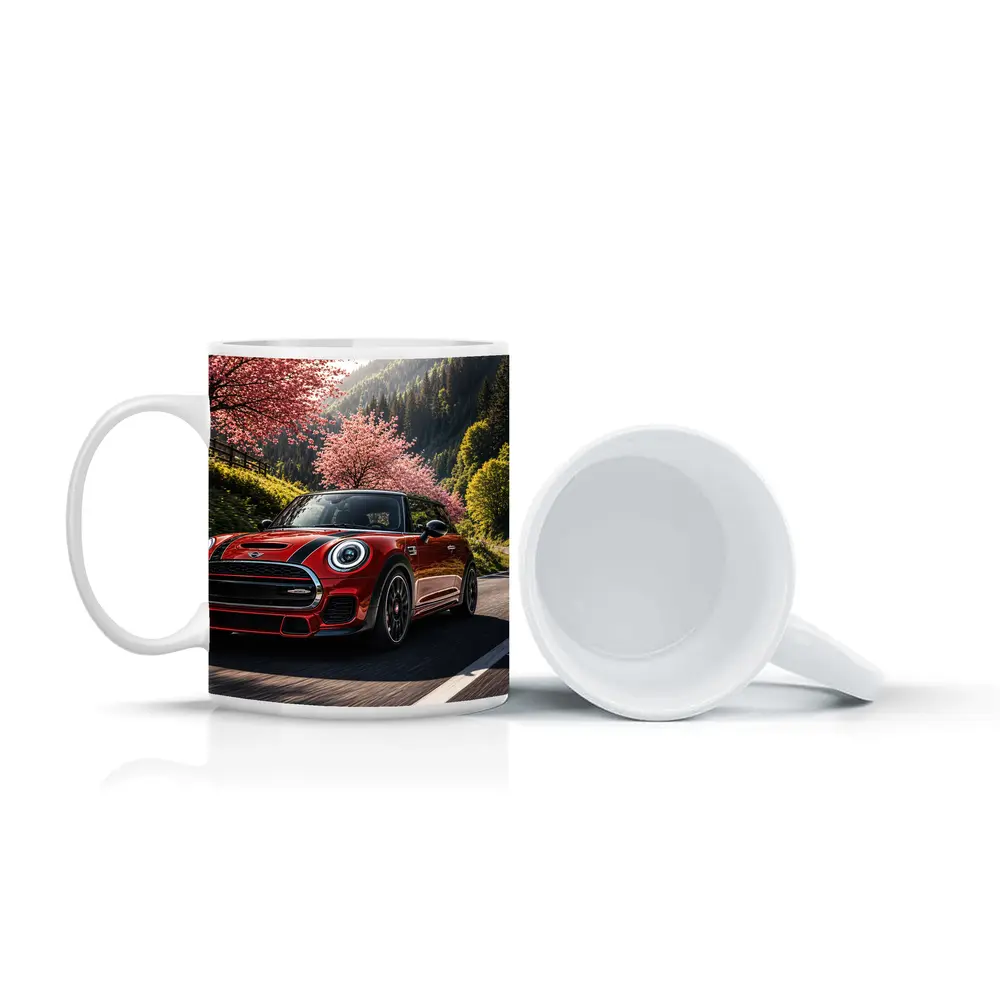 Mini Cooper S Red Mountain Road Drive – Mugs