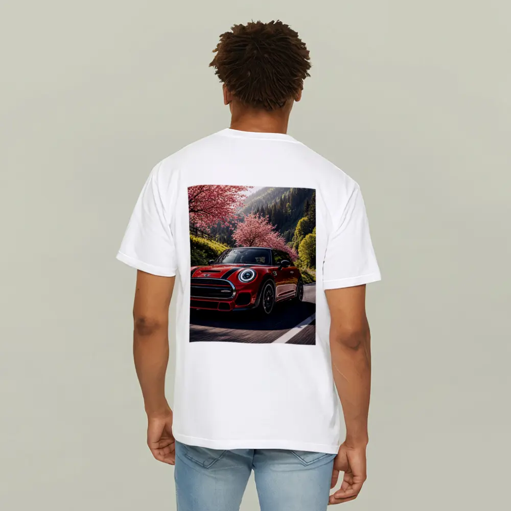 Mini Cooper S Red Mountain Road Drive – T-Shirts