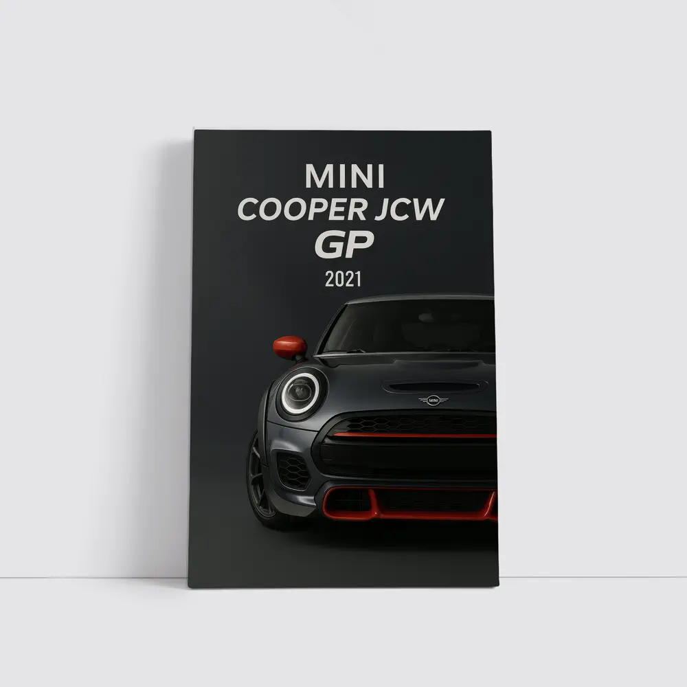 Mini Cooper JCW GP Dark Studio Shot – Wall Art