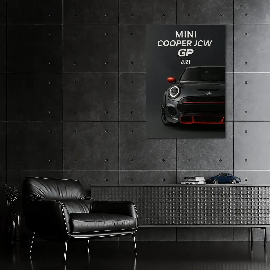 Mini Cooper JCW GP Dark Studio Shot – Wall Art