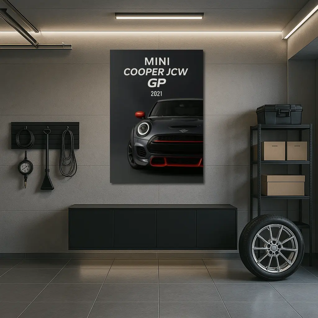 Mini Cooper JCW GP Dark Studio Shot – Wall Art