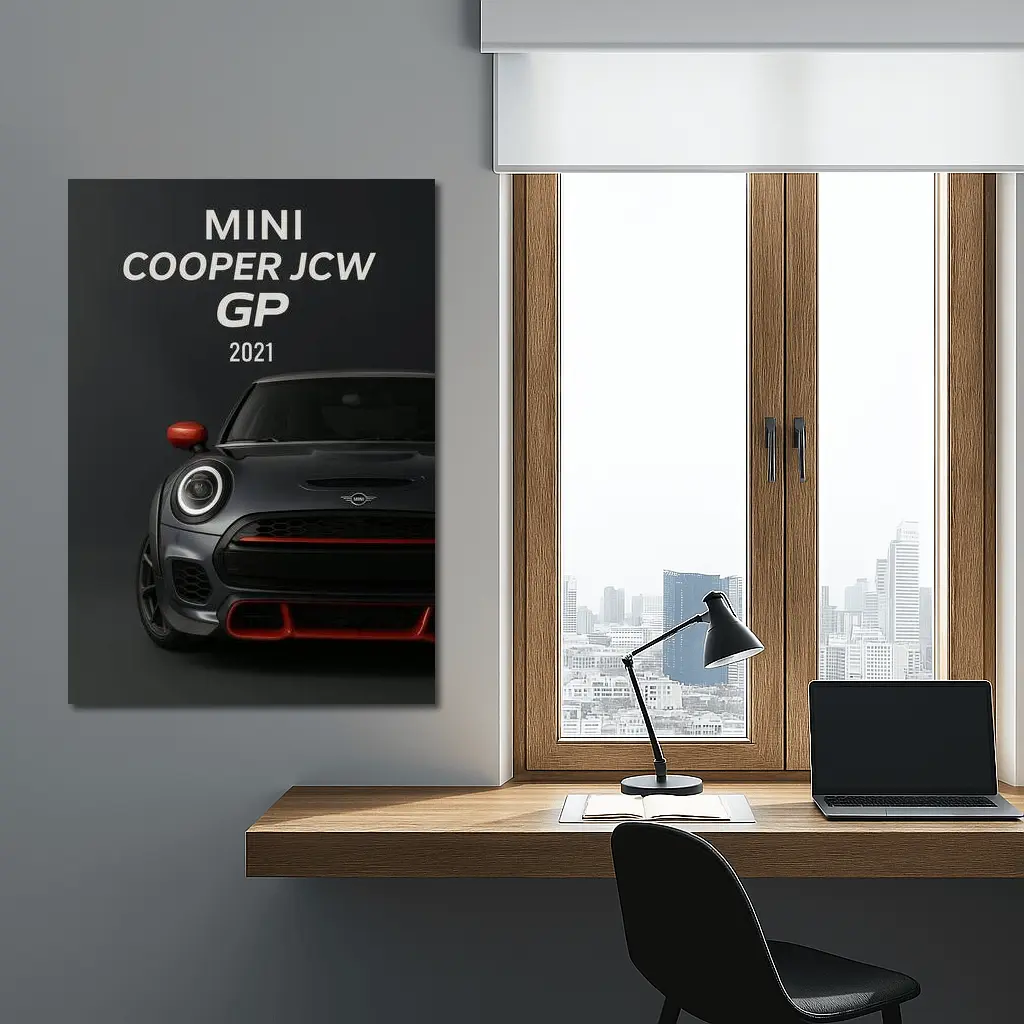 Mini Cooper JCW GP Dark Studio Shot – Wall Art