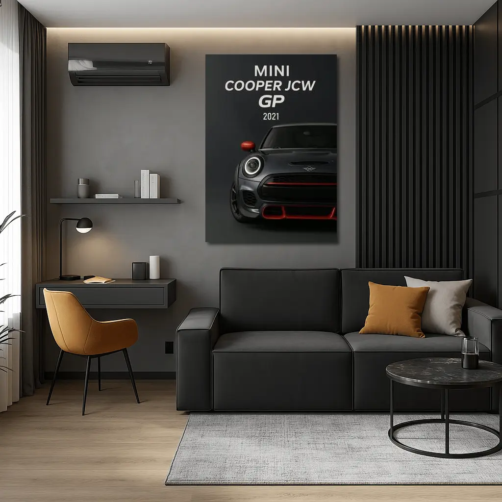 Mini Cooper JCW GP Dark Studio Shot – Wall Art