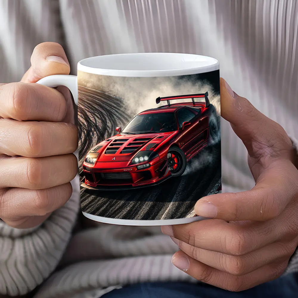 Mitsubishi GTO Red Drift Track Smoke – Mugs