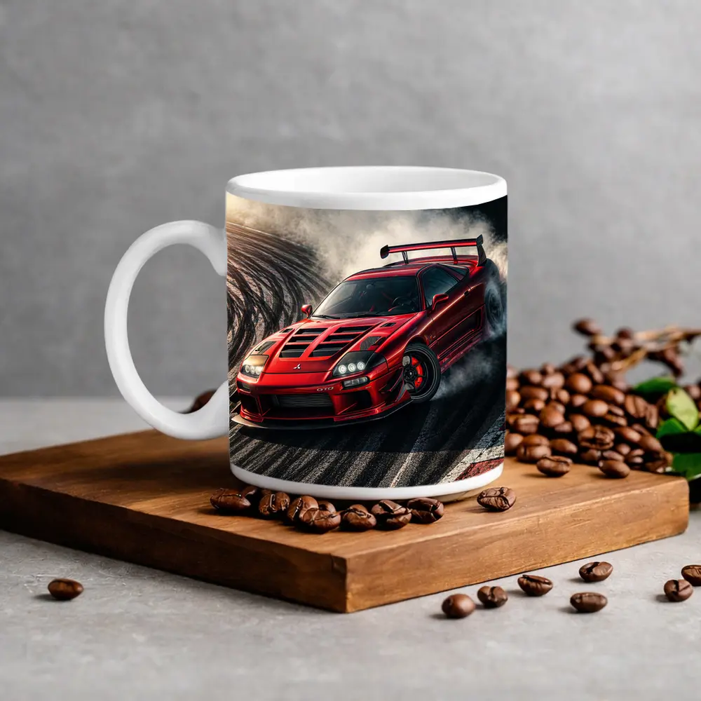 Mitsubishi GTO Red Drift Track Smoke – Mugs