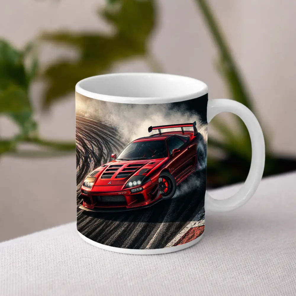 Mitsubishi GTO Red Drift Track Smoke – Mugs