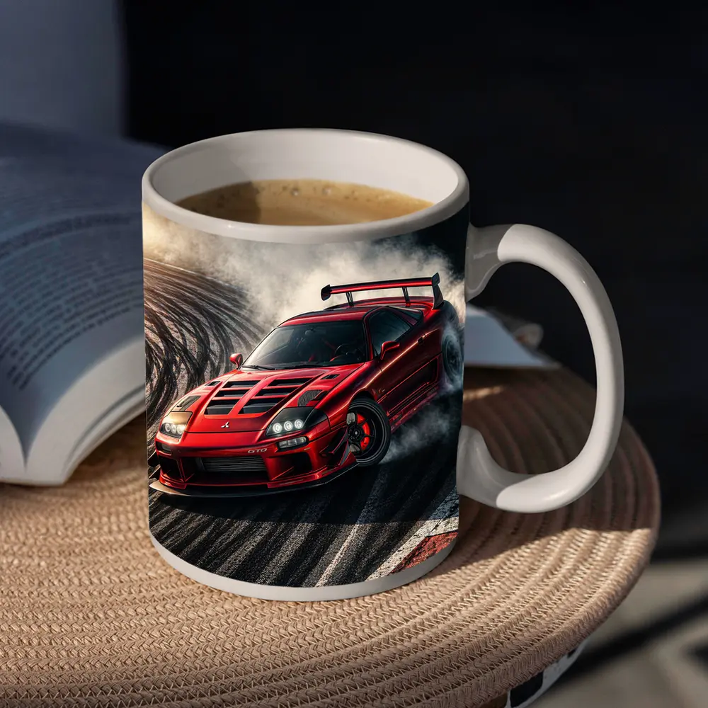 Mitsubishi GTO Red Drift Track Smoke – Mugs