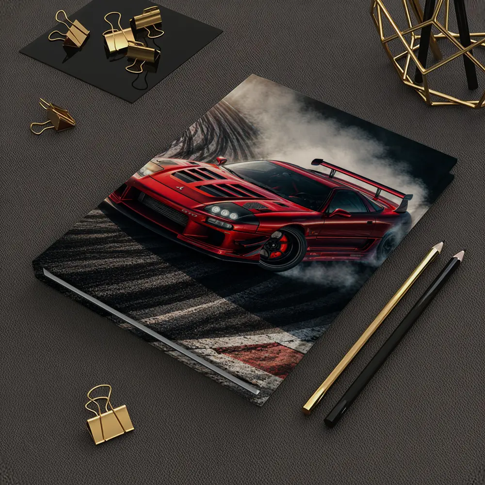Mitsubishi GTO Red Drift Track Smoke – Notebooks