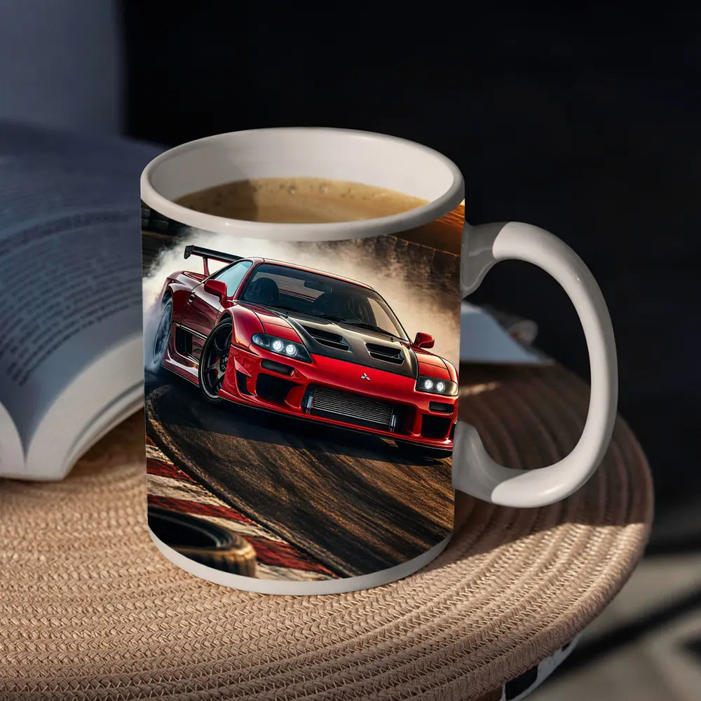 Mitsubishi 3000GT Red Drift Track Action – Mugs