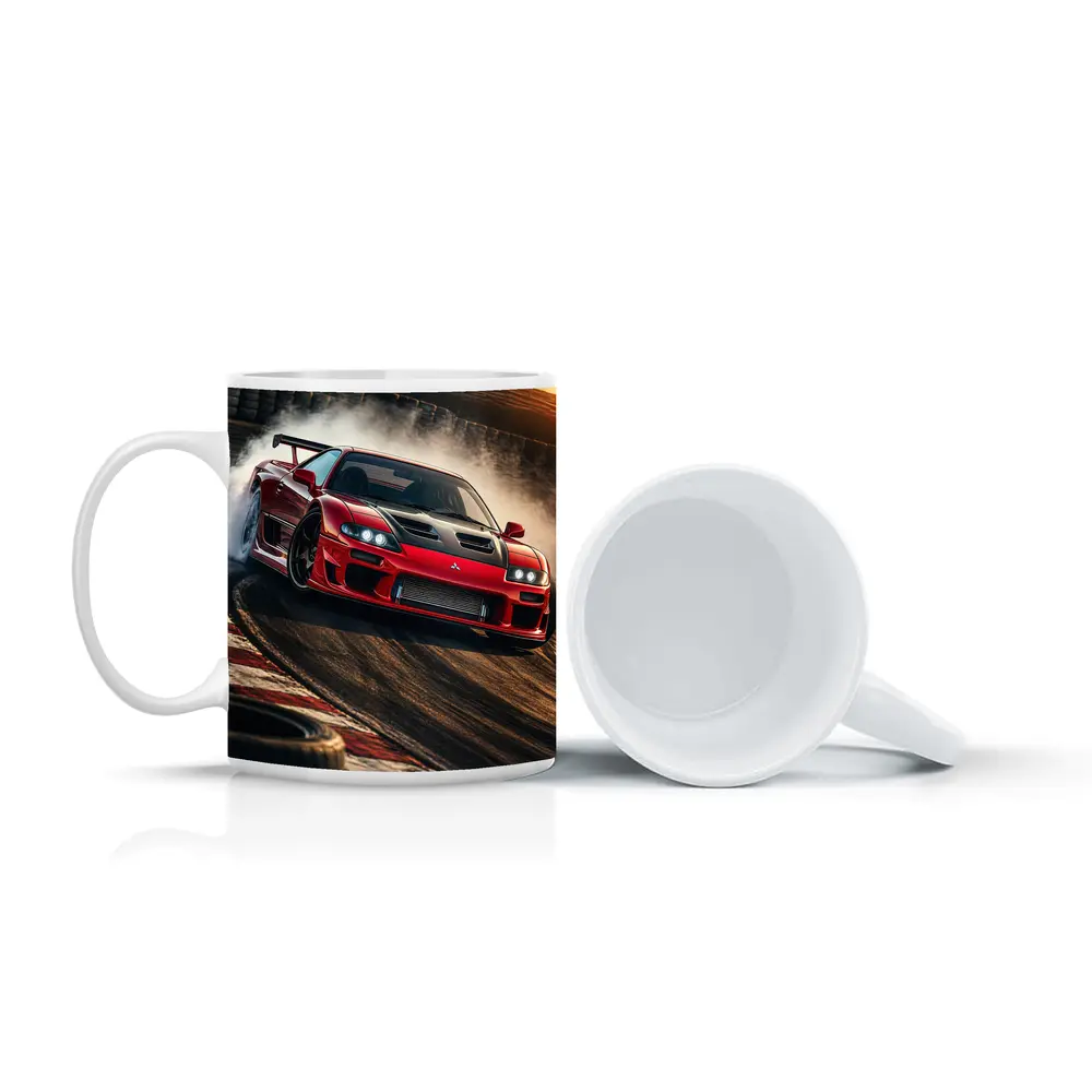 Mitsubishi 3000GT Red Drift Track Action – Mugs