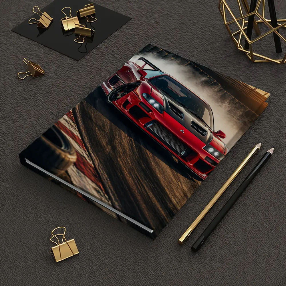 Mitsubishi 3000GT Red Drift Track Action – Notebooks
