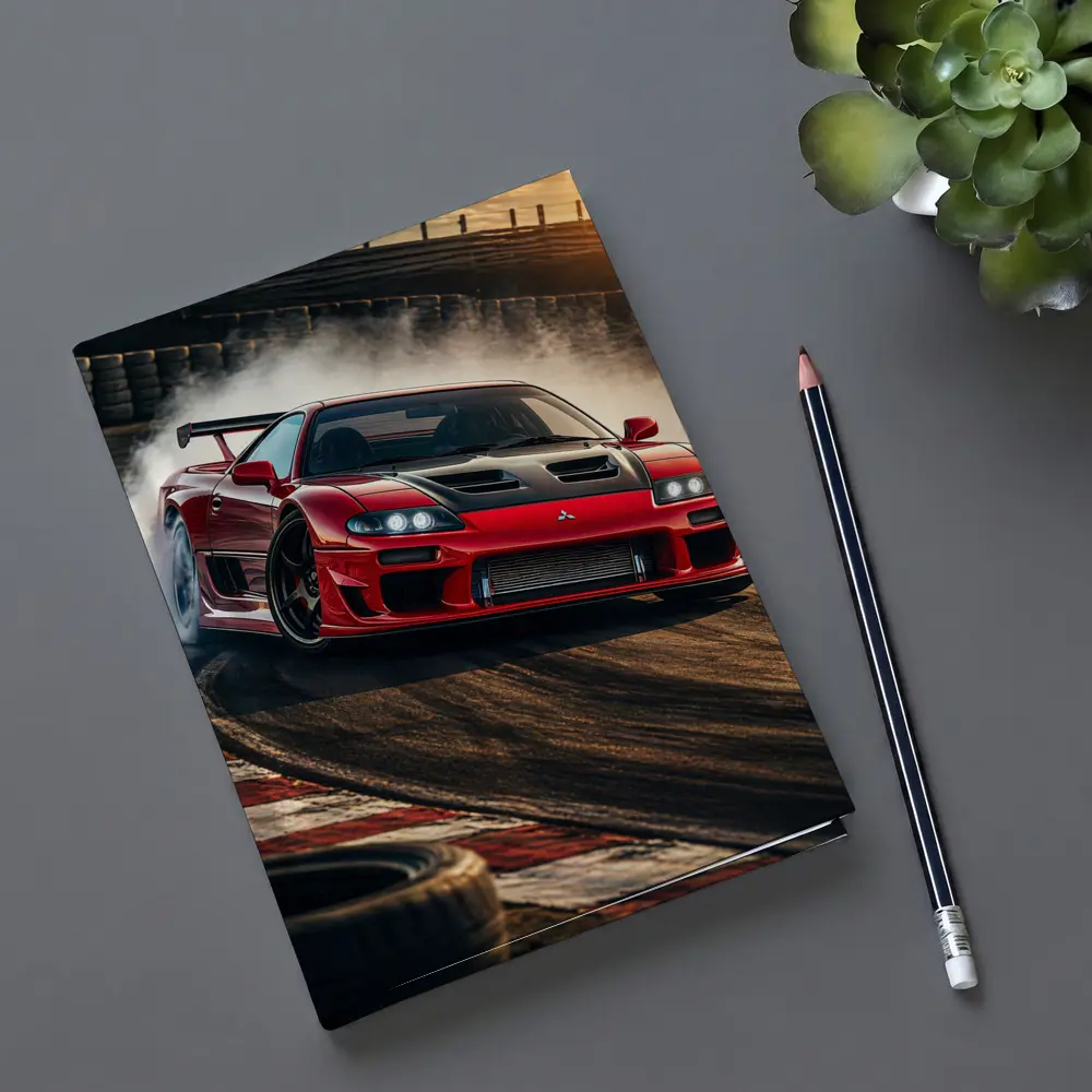 Mitsubishi 3000GT Red Drift Track Action – Notebooks