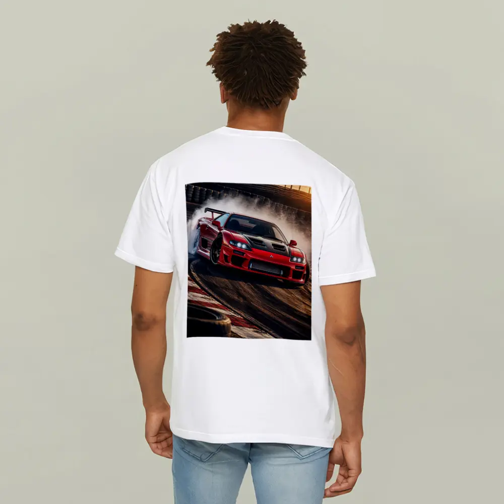 Mitsubishi 3000GT Red Drift Track Action – T-Shirts