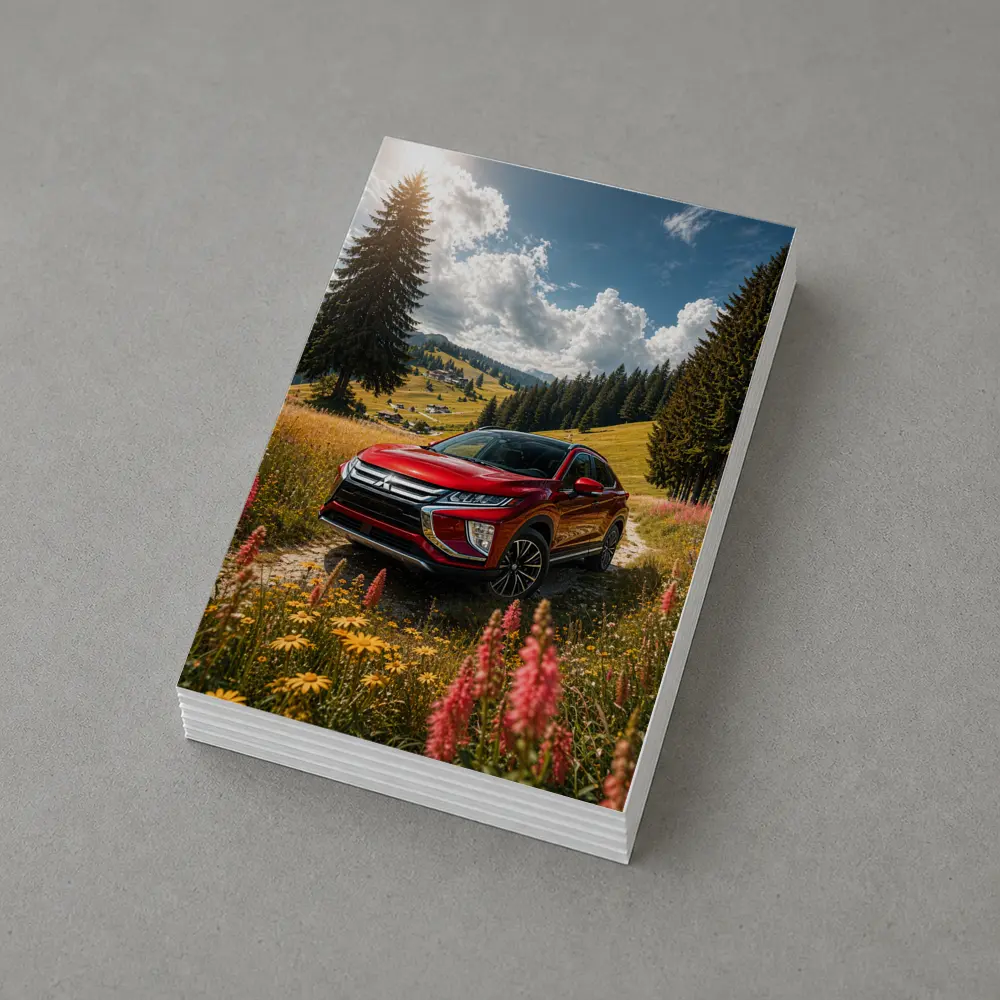 Mitsubishi Eclipse Cross Red Alpine Meadow – Postcards