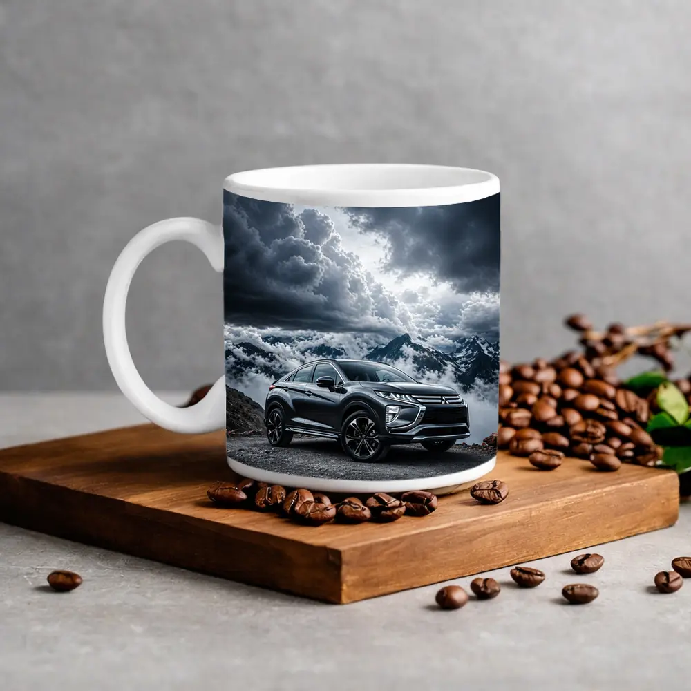 Mitsubishi Eclipse Cross Dramatic Mountain Clouds – Mugs