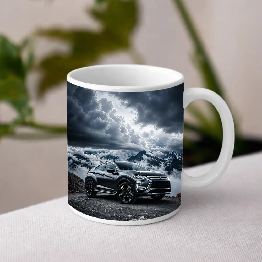 Mitsubishi Eclipse Cross Dramatic Mountain Clouds – Mugs